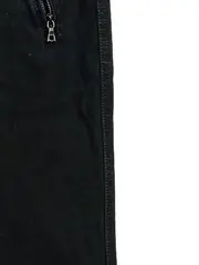 Vorschaubild 3 von Damen Stoffhose Schwarz Gr. 40 Stretch Reißverschluss Details