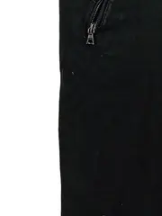 Vorschaubild 2 von Damen Stoffhose Schwarz Gr. 40 Stretch Reißverschluss Details