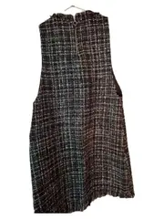 Vorschaubild 2 von Damen Strickkleid S Mehrfarbig Tweed-Optik Ärmellos Modisch