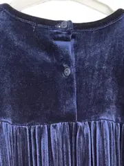 Vorschaubild 5 von Blusenkleid Mädchen Gr. 104 Blau Elegant Festlich Strukturmuster