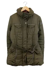 Vorschaubild 1 von Damen Steppjacke Gr. 38/M Oliv Outdoor Casual mit Gürtel