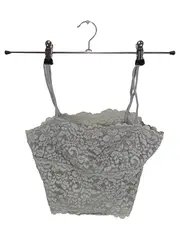 Vorschaubild 1 von BENETTON Damen Bustier Top Spitze Grau Gr. 34 Feminin BH Bralette