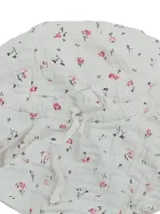 Vorschaubild 2 von Mädchen Sonnenhut Gr. 49 Weiß Blumen Baumwolle Bindebänder