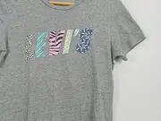 Vorschaubild 2 von Damen T-Shirt Grau XS Casual Logo-Print Kurzarm
