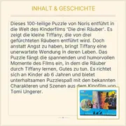 Vorschaubild 4 von Puzzle Die drei Räuber 100 Teile Kinderpuzzle Tomi Ungerer Kinofilm