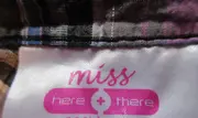 Vorschaubild 5 von Miss Here and There Hemdbluse Mädchen Gr. 146/152 Kariert Rosa Blau