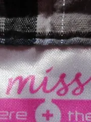 Vorschaubild 6 von Miss Here and There Hemdbluse Mädchen Gr. 146/152 Kariert Rosa Blau