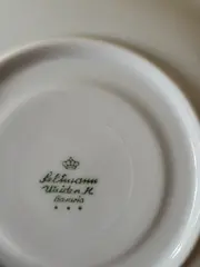 Vorschaubild 3 von Unterteller Weiß Blau Blumenmuster Klassisch Porzellan