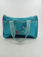 Vorschaubild 2 von Sporttasche Kinder Türkis Delfin Motiv Schwimmen Schule