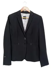 Vorschaubild 1 von Taifun Damen Blazer Gr. 38 Schwarz Klassisch Business Eleganter Sakko
