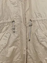 Vorschaubild 5 von Damen Parka Jacke Gr. 40 L Beige mit Fellkapuze
