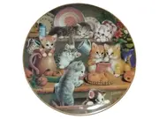 Vorschaubild 1 von Sammelteller Süße Naschkatzen Katzen Porzellan 20cm