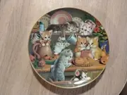 Vorschaubild 3 von Sammelteller Süße Naschkatzen Katzen Porzellan 20cm