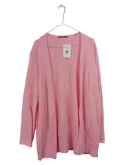 Vorschaubild 1 von Damen Strickjacke Cardigan Rosa Gr. M Baumwolle offen