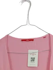 Vorschaubild 3 von Damen Strickjacke Cardigan Rosa Gr. M Baumwolle offen