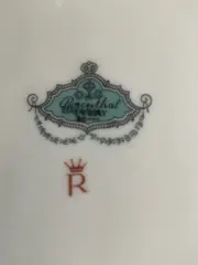 Vorschaubild 2 von Essteller Porzellan Weiß Rosenmuster Klassisch 20 cm