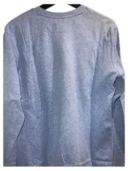 Vorschaubild 3 von Herren Pullover Sweatshirt Blau Meliert Gr. S