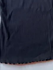 Vorschaubild 3 von Damen Langarmshirt Cut-Out Rippstrick Schwarz Gr. 36/S Modern