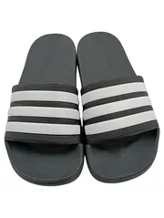 Vorschaubild 2 von Adilette Shower Badeschuhe Herren Gr. 40.5 Schwarz Weiß Slides