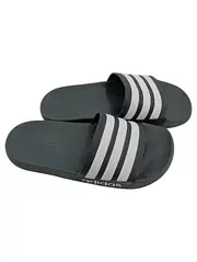 Vorschaubild 1 von Adilette Shower Badeschuhe Herren Gr. 40.5 Schwarz Weiß Slides