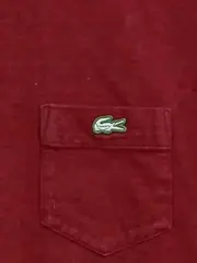 Vorschaubild 2 von Herren T-Shirt Rot Gr. 48/M mit Brusttasche
