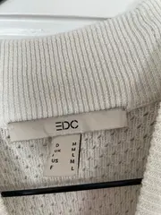 Vorschaubild 4 von EDC Damen Pullover Casual Weiß Einheitsgröße Baumwolle Strick