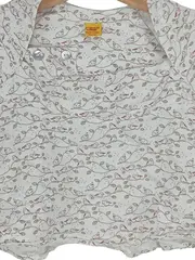 Vorschaubild 3 von Baby Body Gr. 68 Weiß Vögel Langarm Baumwolle Kinder
