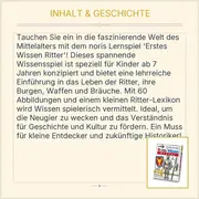 Vorschaubild 3 von Erstes Wissen Ritter Lernspiel Kinder Mittelalter Wissensspiel ab 7 Jahre