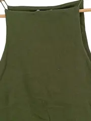 Vorschaubild 3 von Damen Basic Top ärmellos Uni Grün Gr. 38/M Baumwolle