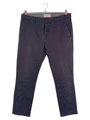 Vorschaubild 1 von Damen Stoffhose Gr. 42 W33/XL Blau Casual Business Stretch