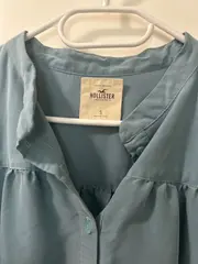 Vorschaubild 5 von Damen Blusenkleid Türkis Gr. 36/S Casual