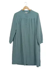 Vorschaubild 1 von Damen Blusenkleid Türkis Gr. 36/S Casual