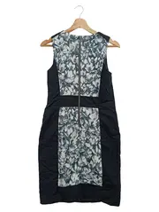 Vorschaubild 2 von Etuikleid Damen 36/S Schwarz Blumenmuster Elegant
