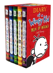Vorschaubild 1 von Diary of a Wimpy Kid Jeff Kinney Box Set 1-5 Hardcover Englisch Kinderbuch