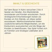 Vorschaubild 3 von Kairo Brettspiel Familienspiel ab 10 Jahre 2-4 Spieler