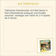 Vorschaubild 2 von Kairo Brettspiel Familienspiel ab 10 Jahre 2-4 Spieler