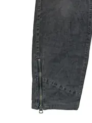 Vorschaubild 4 von Stoffhose Damen Grau Gr. W29 L28 Casual Baumwolle Reißverschluss