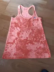 Vorschaubild 2 von Damen Sport Top Rosa Ärmellos Gr. 34/XS Polyester Grafik