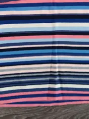 Vorschaubild 5 von Damen T-Shirt gestreift Kurzarm Baumwolle Mehrfarbig Gr. S