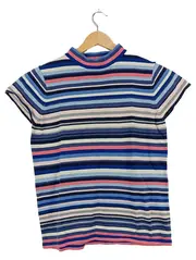 Vorschaubild 1 von Damen T-Shirt gestreift Kurzarm Baumwolle Mehrfarbig Gr. S