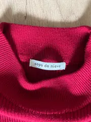 Vorschaubild 5 von Damen Strickkleid Gr. 38 Rot Casual Midikleid Rippstrick
