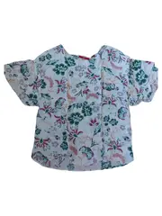 Vorschaubild 1 von Damen Bluse Gr. 40/L Mehrfarbig Floral Casual Viskose