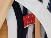 Vorschaubild 5 von Damen T-Shirt Blau Gestreift Kurzarm Baumwolle Gr. 40/L