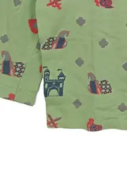 Vorschaubild 2 von Kinder Langarmshirt Gr. 98 Grün Casual mit Ritter & Burg Muster