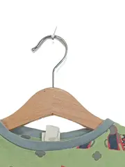 Vorschaubild 4 von Kinder Langarmshirt Gr. 98 Grün Casual mit Ritter & Burg Muster