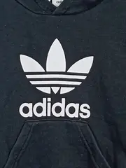 Vorschaubild 3 von Kinder Kapuzenpullover Hoodie Gr. 110 Schwarz Sportlich Logo-Print