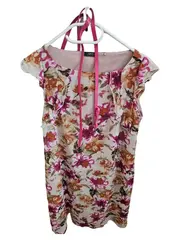 Vorschaubild 1 von Damen Sommerkleid Blumenmuster Mehrfarbig Gr. 36 S Feminin