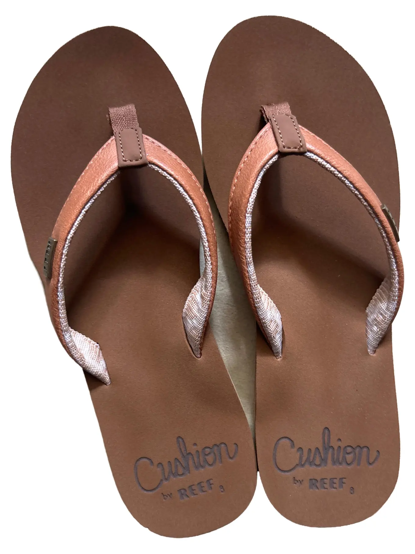 REEF Zehentrenner Damen Cushion Flip-Flops Gr. 38 Braun Casual