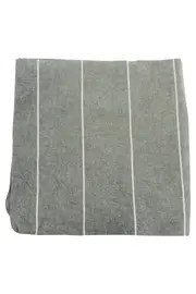 Vorschaubild 1 von Dekokissen Bezug 50x50 cm Grau Gestreift Modern Baumwolle