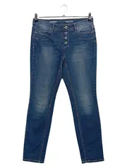Vorschaubild 1 von TAIFUN Damen Jeans Slim Fit Gr. 36 S Blau Casual